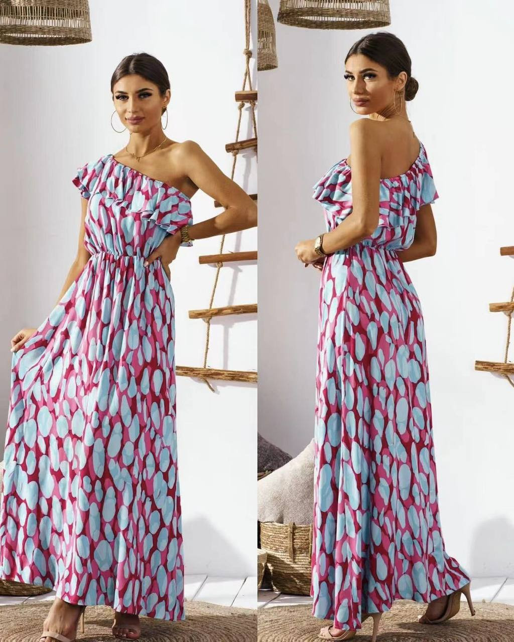 Γυναικείο φόρεμα με print 8382503