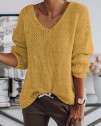 Γυναικείο πουλόβερ  00888 κίτρινο