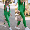 Γυναικείο σετ-σακάκι με παντελόνι 5008 πράσινο