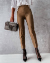 Γυναικείο εντυπωσιακό παντελόνι 5949 καμηλό