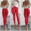 Γυναικείο παντελόνι με φιόγκο 2514 κόκκινο