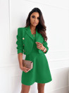Γυναικείο σετ-φόρεμα με μπολερό A0910 πράσινο