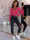 Γυναικεία εντυπωσιακή μπλούζα 1275 ροζ