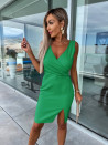 Γυναικείο κρουαζέ φόρεμα  A0978 πράσινο
