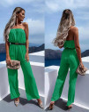 Γυναικεία ολόσωμη φόρμα μπουστάκι X6580 πράσινο