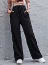Γυναικείο ριχτό παντελόνι AR3227 μαύρο