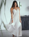 Γυναικείο φόρεμα Soleil 6437 λευκό