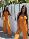 Γυναικεία ολόσωμη φόρμα LT96290 πορτοκαλί