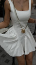 Γυναικείο κλος φόρεμα L09001 άσπρο