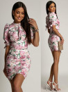 Γυναικείο φόρεμα με print 87434A