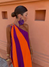 Γυναικείο φόρεμα με έναν ώμο LT9258 πορτοκαλί