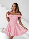 Γυναικείο κλος φόρεμα A1877 ροζ
