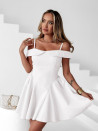 Γυναικείο κλος φόρεμα A1877 άσπρο