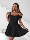Γυναικείο κλος φόρεμα A1877 μαύρο