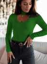 Γυναικεία μπλούζα με ανοιχτό ντεκολτέ AR1288 πράσινο