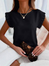 Γυναικεία εντυπωσιακή μπλούζα 6499 μαύρο
