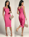 Γυναικείο απλό φόρεμα  AR1457 ροζ