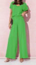 Γυναικεία σετ μπλούζα και παντελόνι A1025 ανοιχτό πράσινο