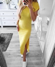 Γυναικείο φόρεμα 12277 κίτρινο 