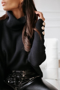 Γυναικεία ζιβάγκο μπλούζα  4984 μαύρο