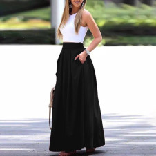 Γυναικεία μακριά φούστα 5002 μαύρη