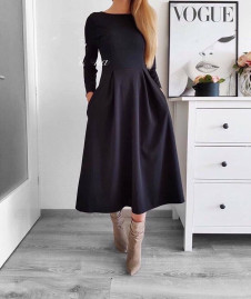 Γυναικείο Maxi φόρεμα 3255 μαύρο