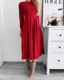 Γυναικείο Maxi φόρεμα 3255 κόκκινο