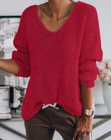 Γυναικείο πουλόβερ  00888 κόκκινο