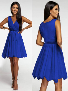 Γυναικείο φόρεμα με τούλι 21021 μπλε