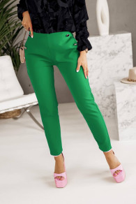 Γυναικείο κομψό παντελόνι A0890 πράσινο
