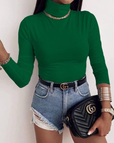 Γυναικεία μπλούζα  με ζιβάγκο AR3103 πράσινο