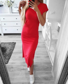 Γυναικείο φόρεμα 12277 κόκκινο 