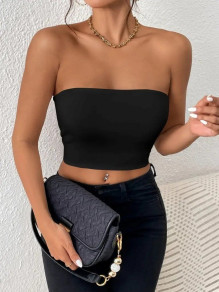 Γυναικείο απλό μπουστάκι Z61047 μαύρο