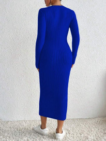 Γυναικείο φόρεμα με φερμουάρ AR3170 μπλε
