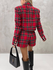 Γυναικείο σετ σακάκι και παντελόνι-φούστα A6954