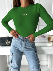 Γυναικεία εφαρμοστή  μπλούζα  AR31101 πράσινο