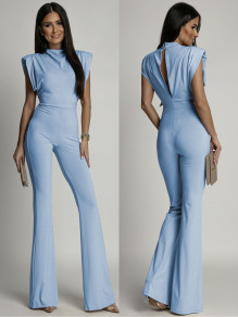 Γυναικεία ολόσωμη φόρμα K24006 γαλάζια