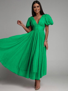 Γυναικείο φόρεμα από τούλι 22166 πράσινο