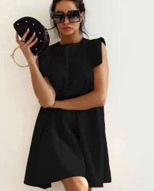 Γυναικέιο εντυπωσιακό φόρεμα A1043 μαύρο