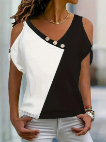 Γυναικεία μπλούζα με εντυπωσιακό μανίκι Z61059