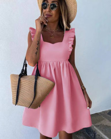 Γυναικείο κλος φόρεμα X5135 ροζ