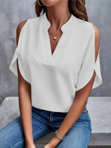 Γυναικεία έξωμη μπλούζα 87012 άσπρη