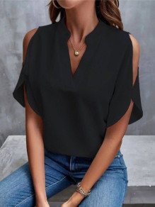 Γυναικεία έξωμη μπλούζα 87012 μαύρη