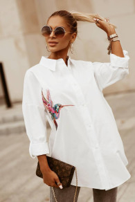 Γυναικείο πουκάμισο με print FG14515