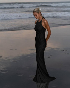Γυναικείο φόρεμα θαλάσσης N1296 μαύρο
