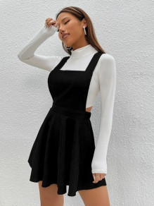 Γυναικείο σετ φόρεμα και μπλούζα  AR3297 μαύρο
