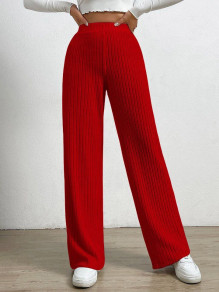 Γυναικείο παντελόνι σε άνετη γραμμή AR3306 κόκκινο