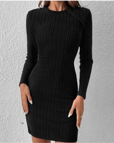 Γυναικείο εφαρμοστό φόρεμα AR3274 μαύρο