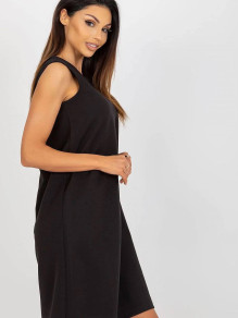 Γυναικείο χαλαρό φόρεμα K7181 μαύρο