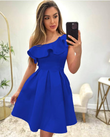 Γυναικείο έξωμο φόρεμα LE8813 μπλε